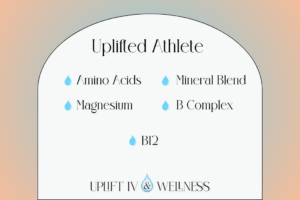 Detailed view of the Uplifted Athlete IV therapy components